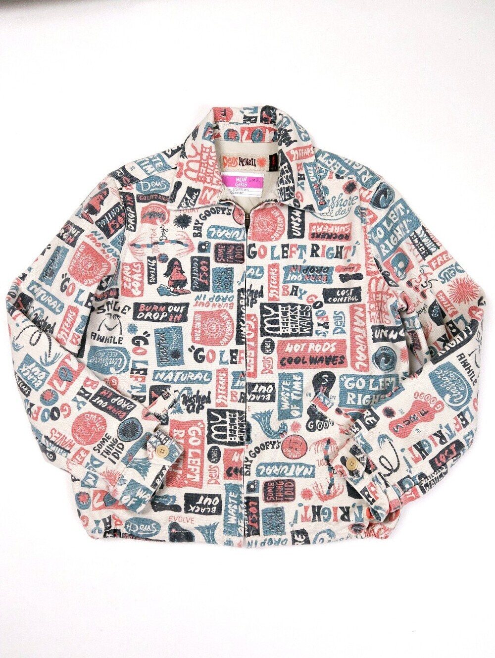 Deus Ex Machina Paul McNeil Goofy Patrol Trucker Jacket Worn On Broadway Men's M